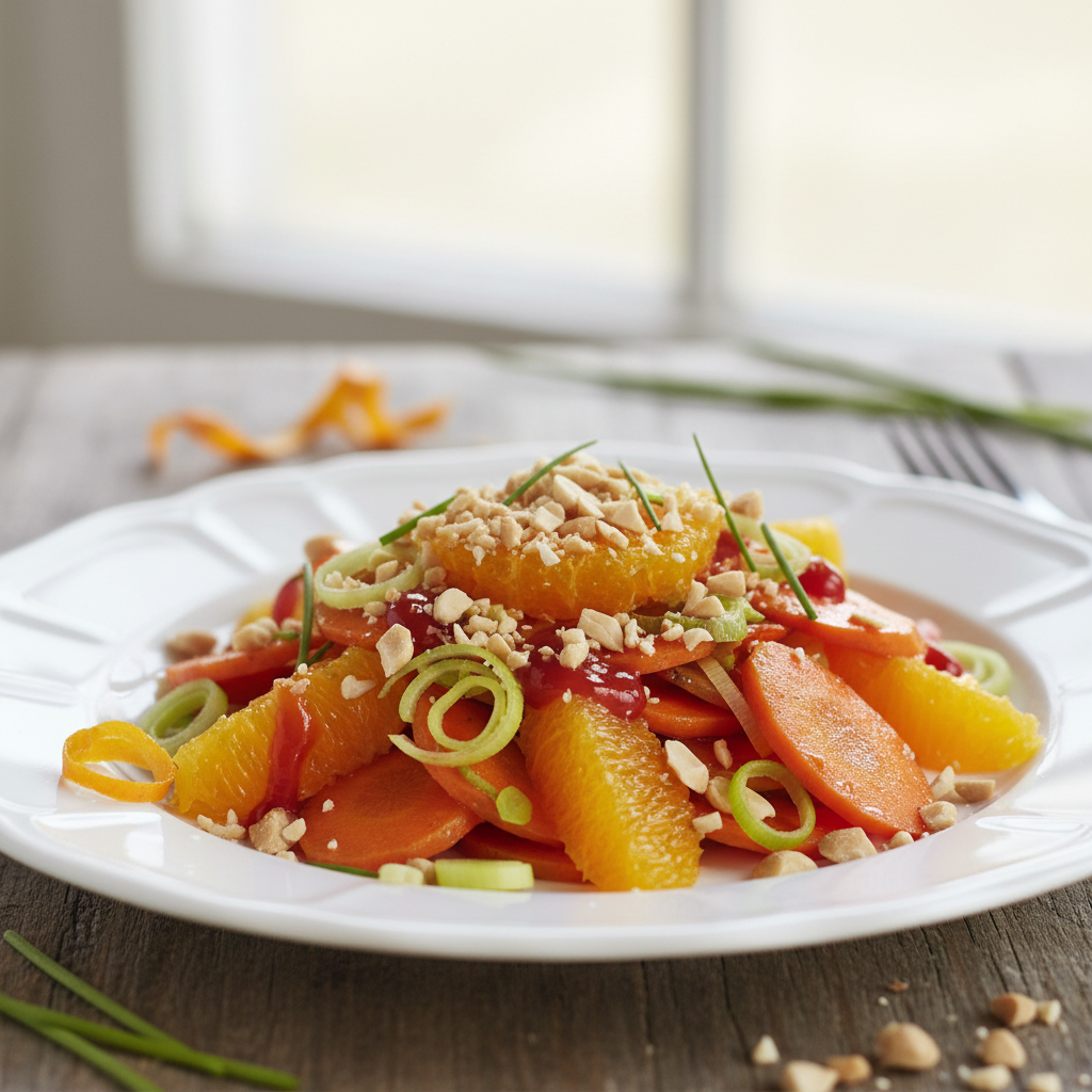 Sauté de carottes et d'orange