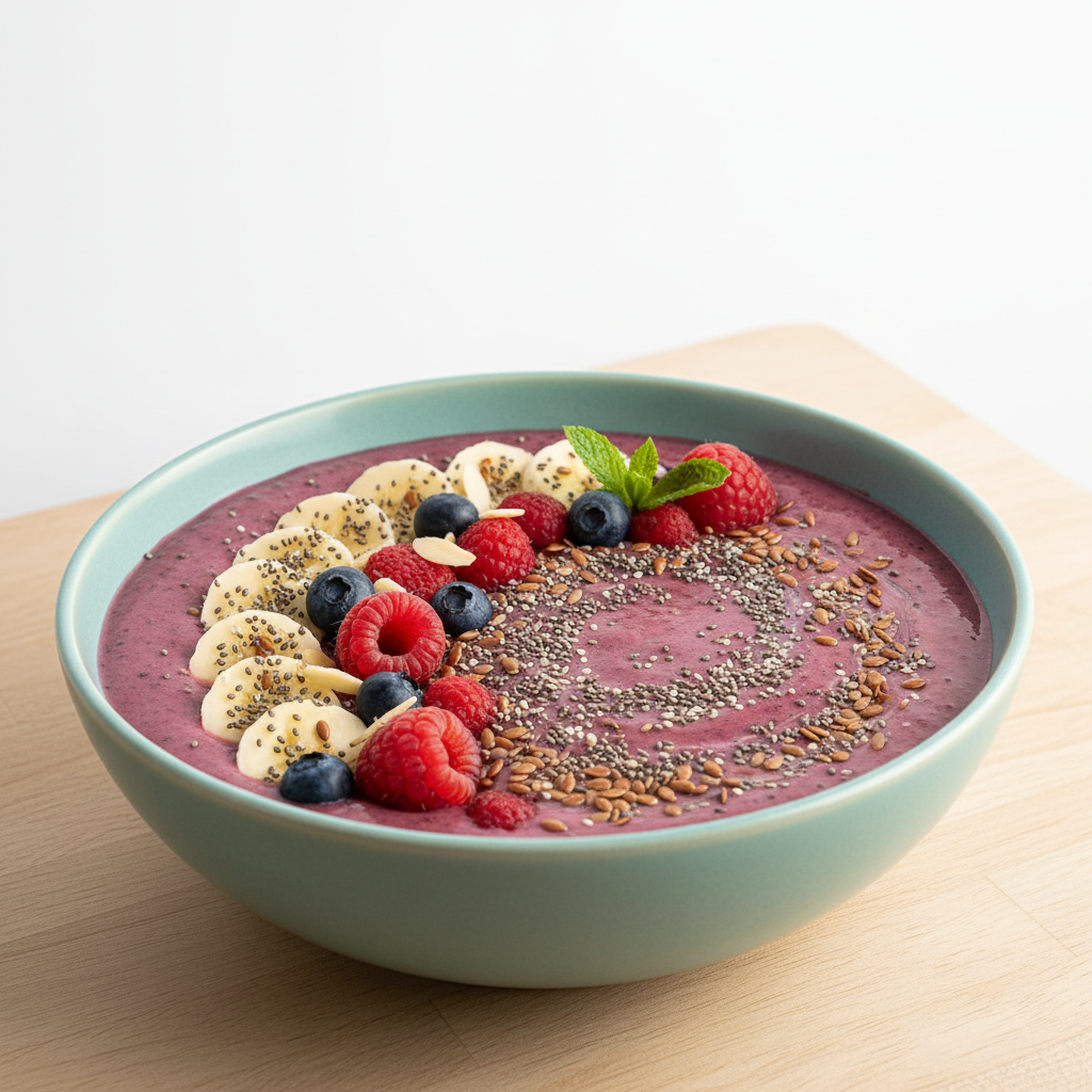 Smoothie bowl liquide aux graines