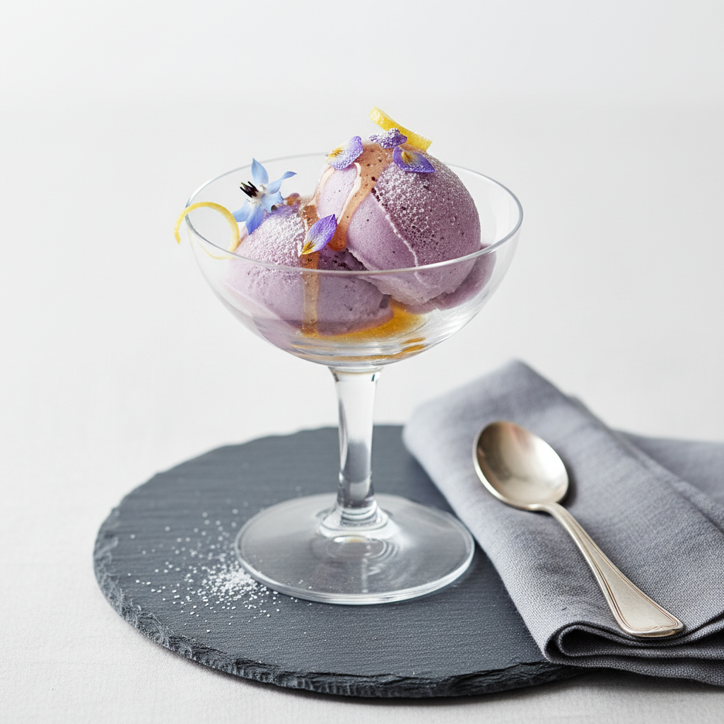 Sorbet à la violette