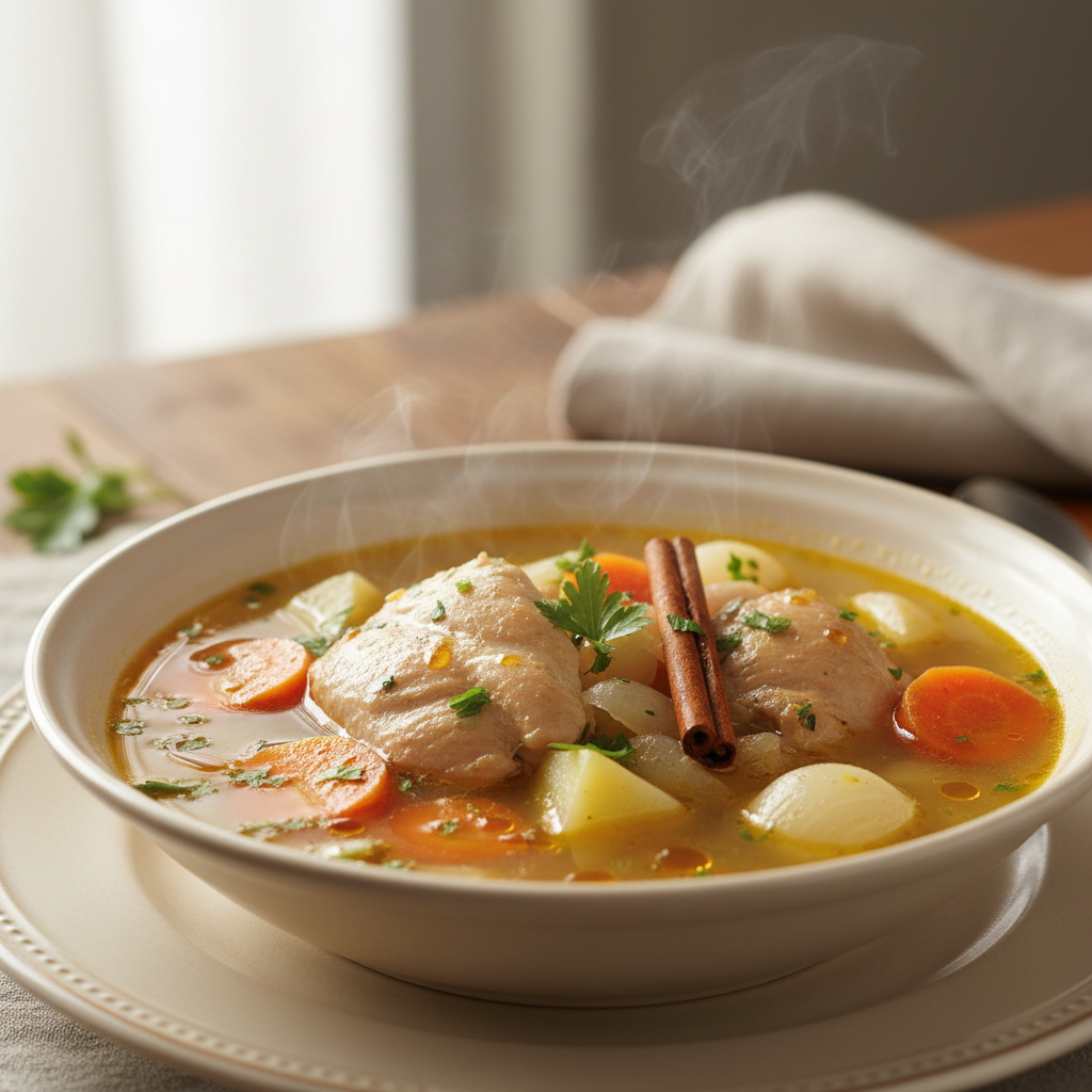Soupe au poulet