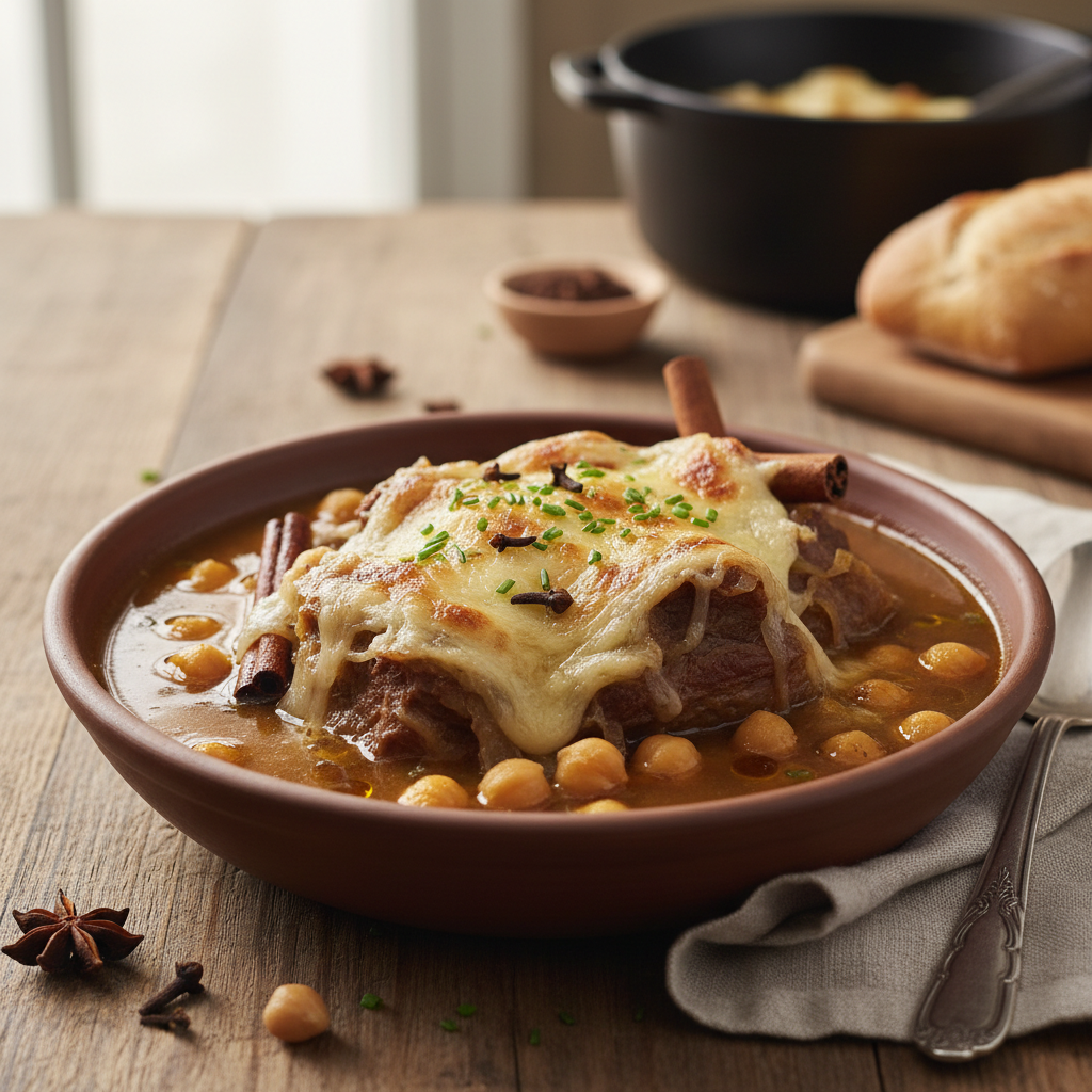 Soupe aux oignons