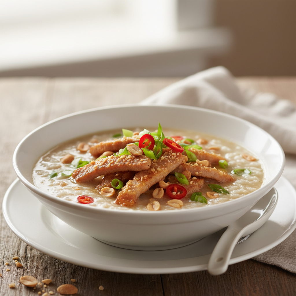 Soupe chinoise au porc et aux cives