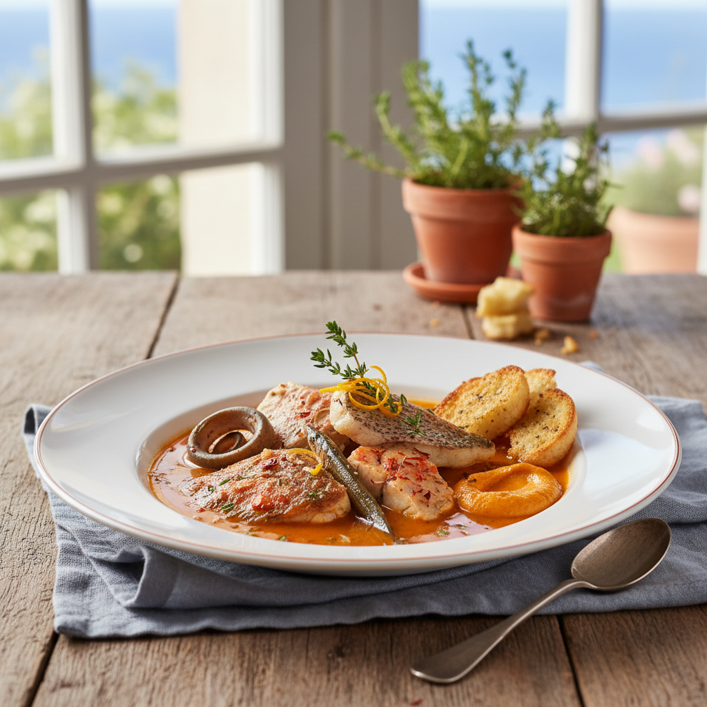 Soupe de poissons « bouillabaisse »