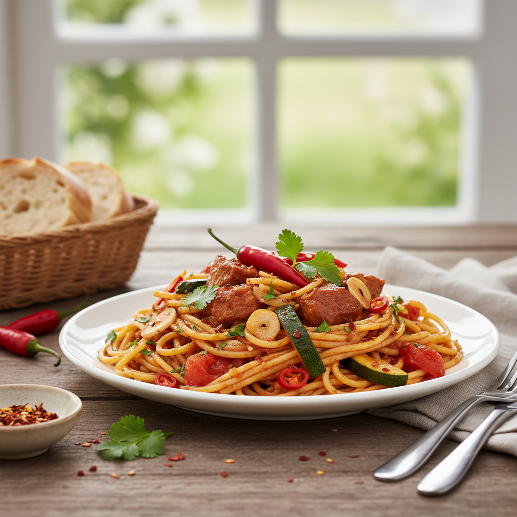 Spaghettis créoles
