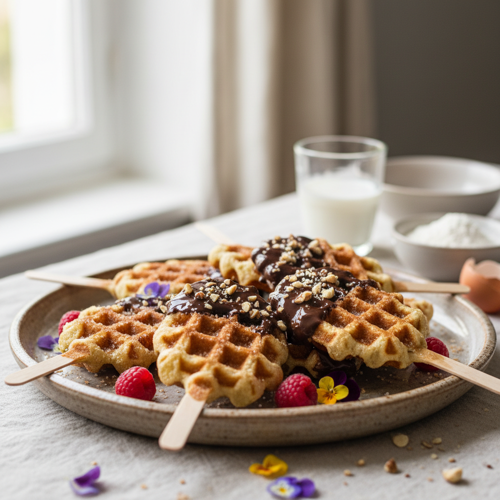 Sucettes de gaufre