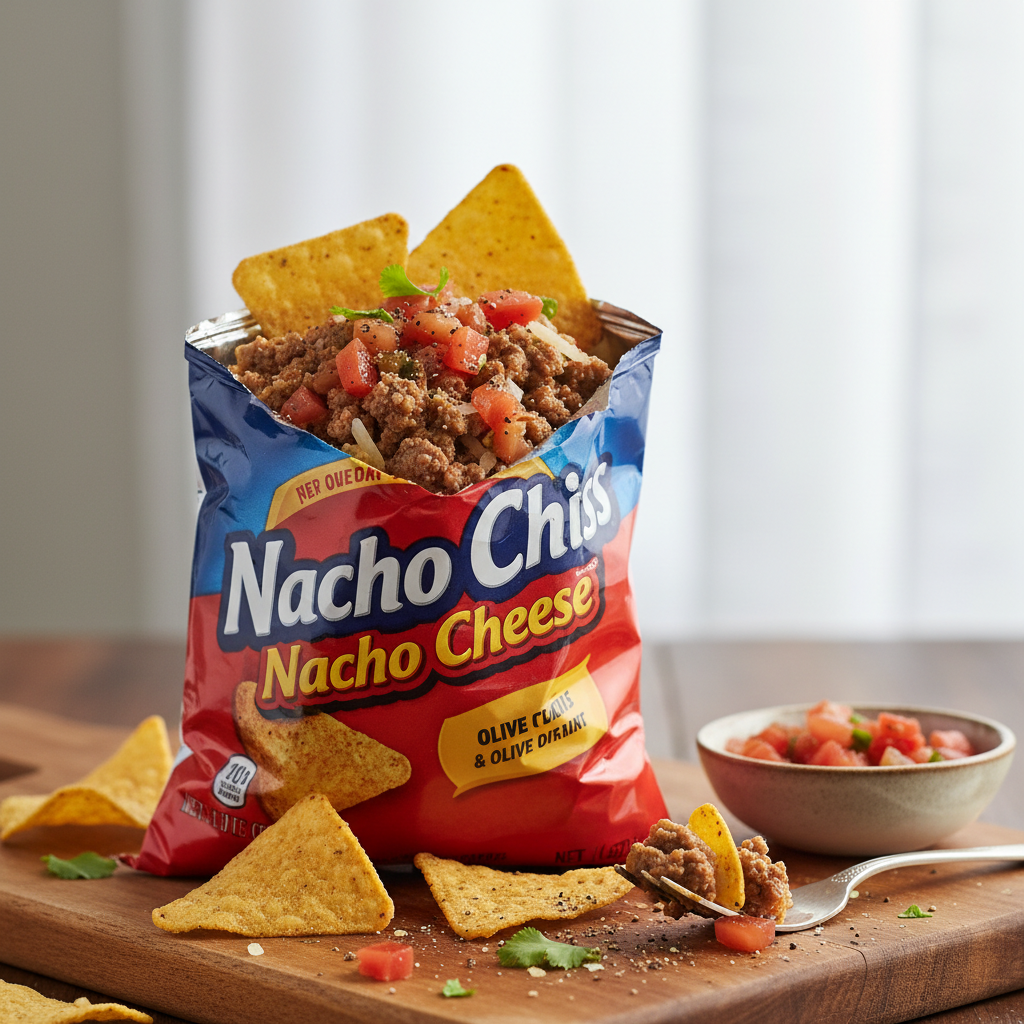 Tacos dans un sac de croustilles