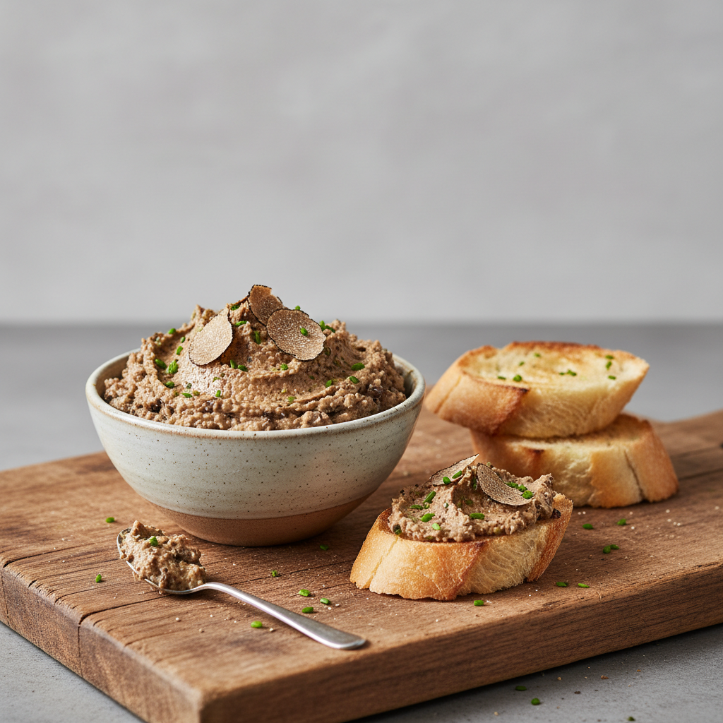 Tartinade de champignons à la truffe