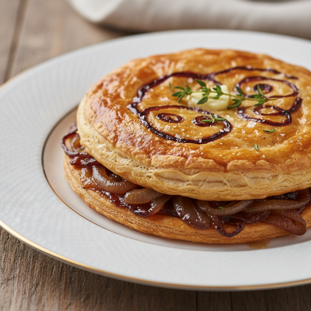 Tatin aux oignons