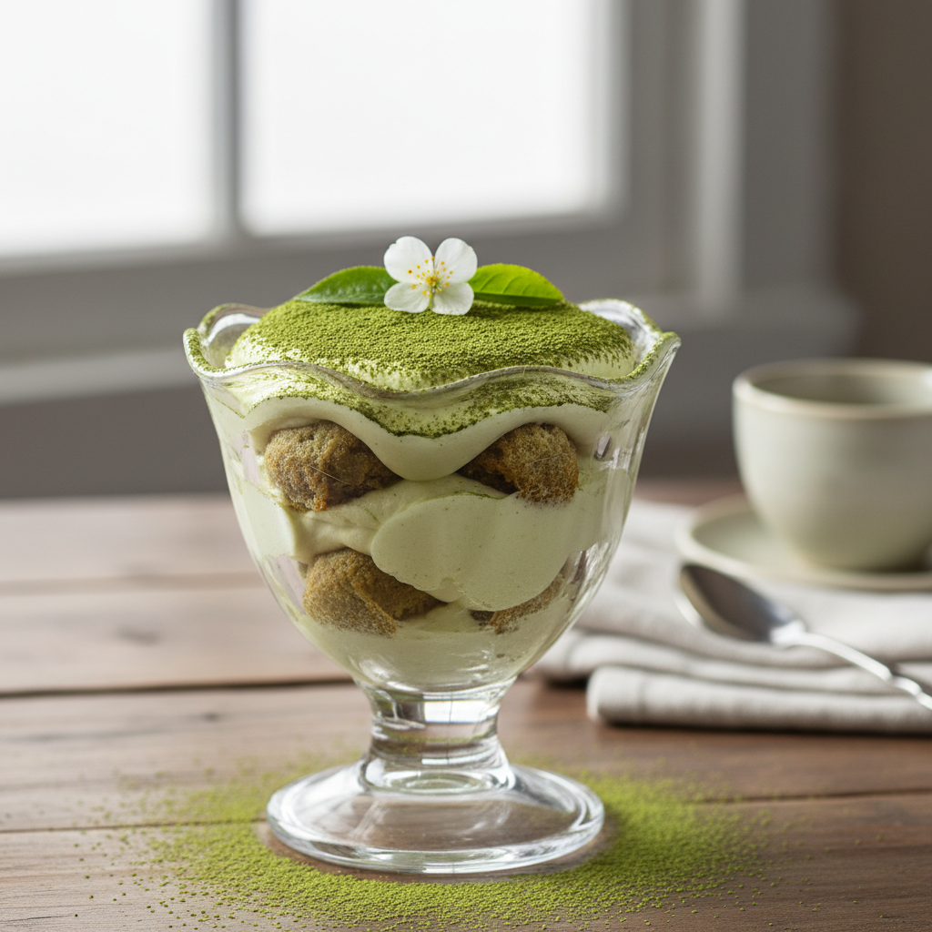 Tiramisu au matcha
