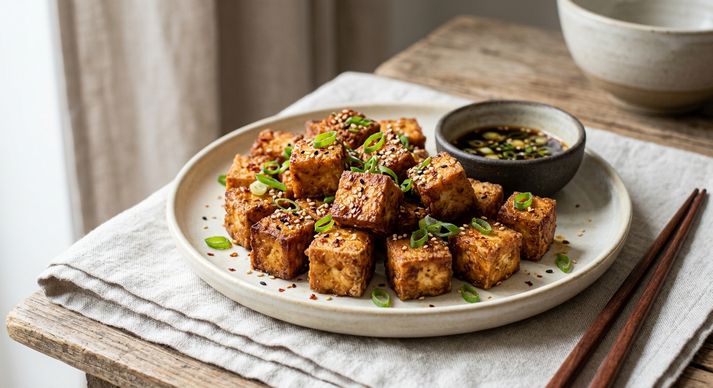 Tofu croustillant Airfryer