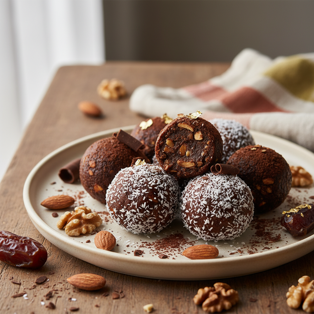 Truffes aux fruits secs
