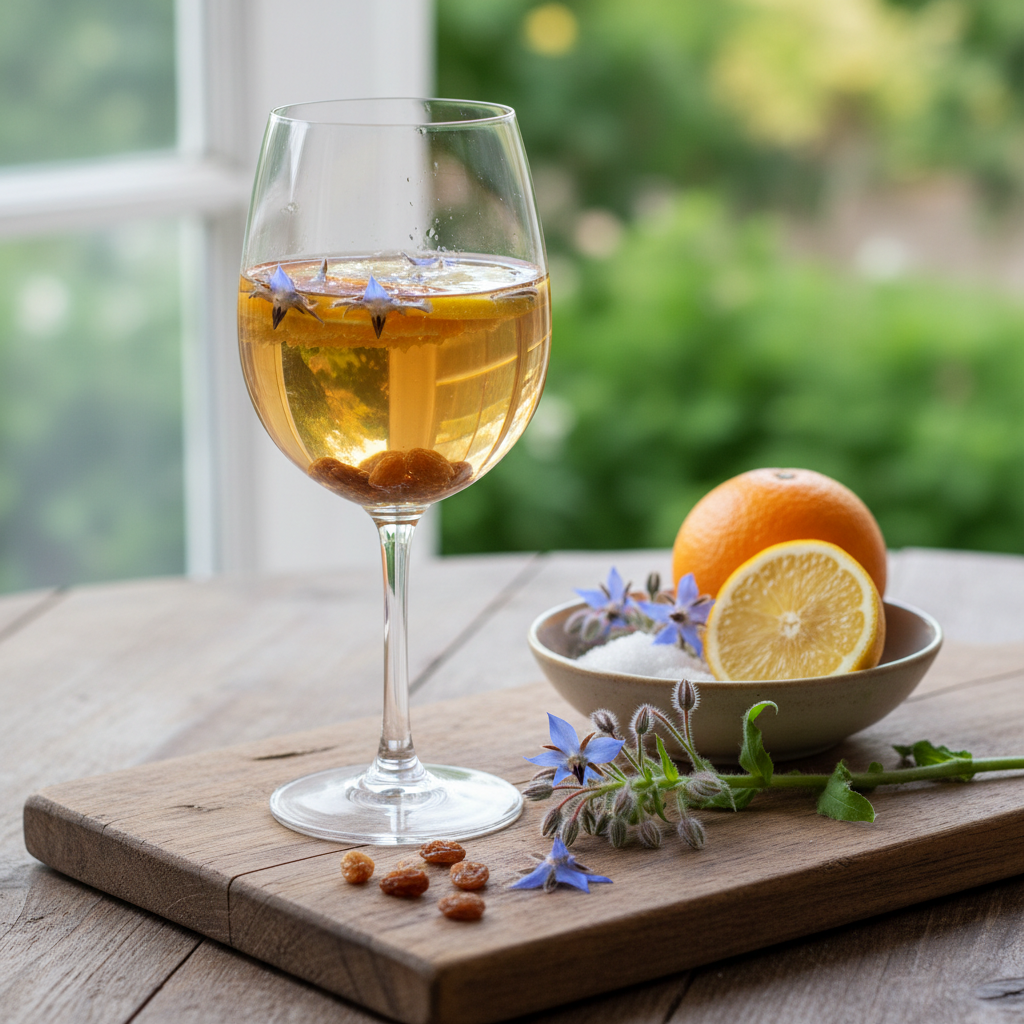 Vin de fleurs de bourrache