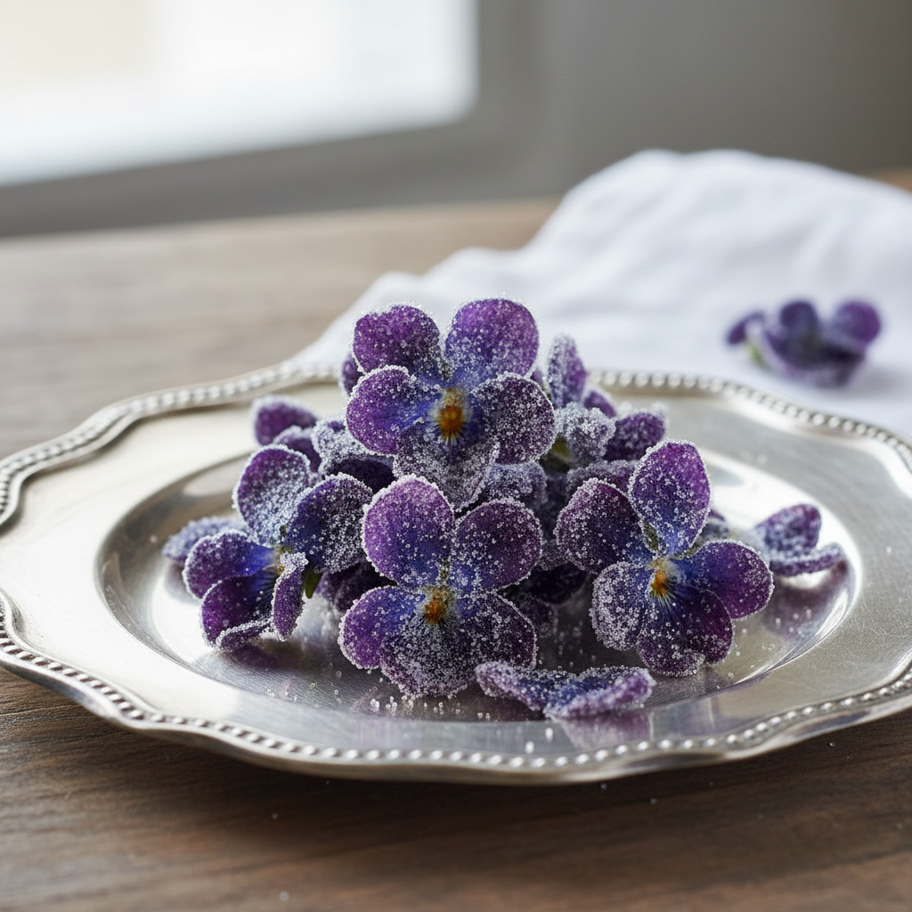 Violettes cristallisées
